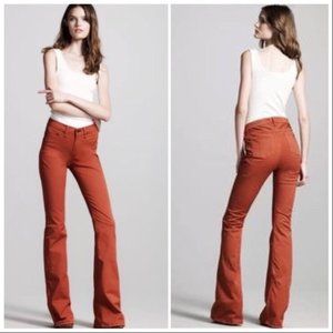 rag & bone Elephant Bell Flare Jeans Orange / Rust